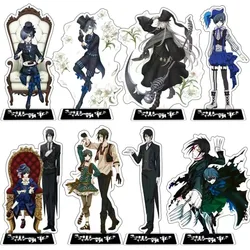 15CM new Black Butler Anime Figure Sebastian Michaelis Grelle  Acrylic Stands Sebastian Michaelis Character Model Fans Gift