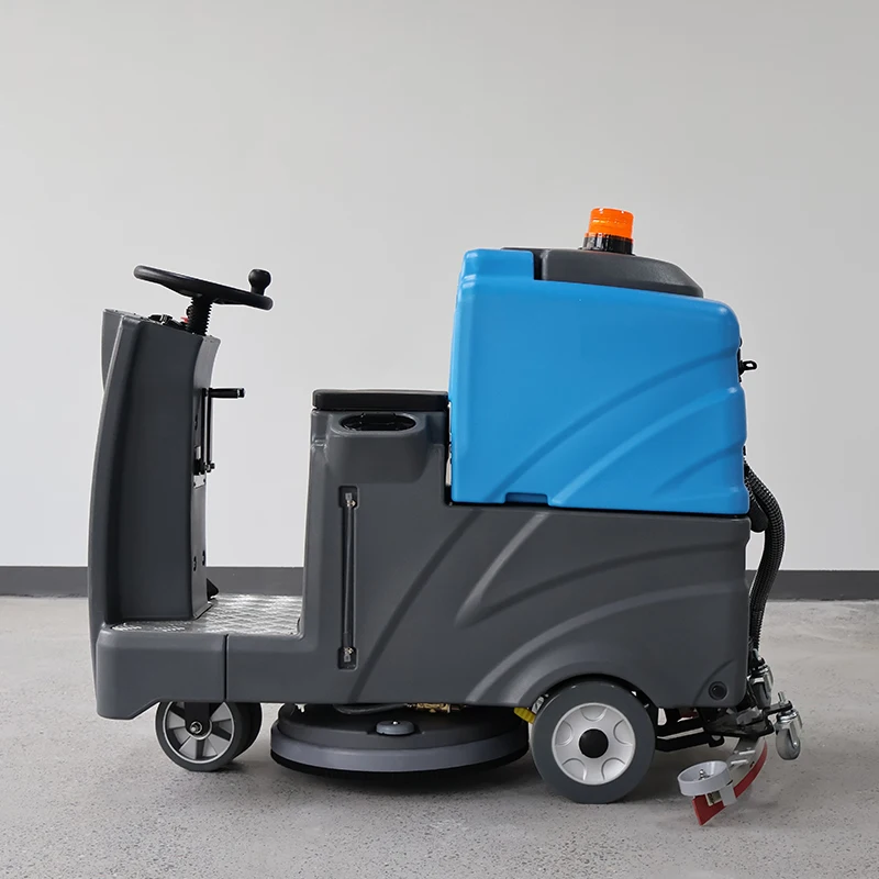 20-Zoll-Ride-On Advanced Floor Cleaning Scrubbing Machine Kommerzieller Supermarkt-Bodenschrubber