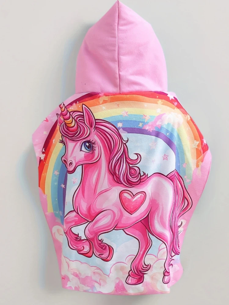 Baby Meisje Zomer Kapmantel Badjas Leuke Cartoon Draagbare Handdoek Zwemmen Strand Badjas Baby Kind Accessoires