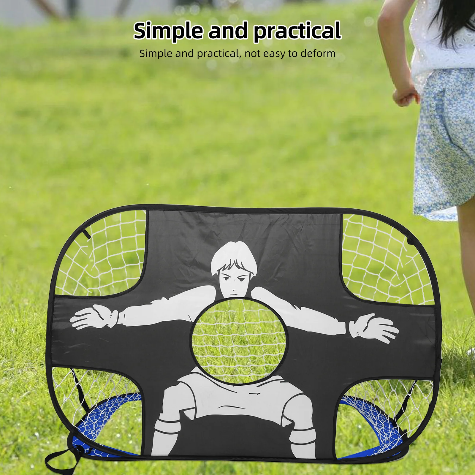 

Portable Foldable Kids Soccer Goal Net for Backyard Outdoor Indoor Use Mini Soccer Training Equipment for Skill Practice