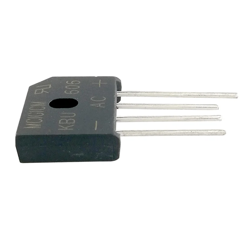 10 قطعة 6A 600 فولت ديود جسر المعدل kbu606