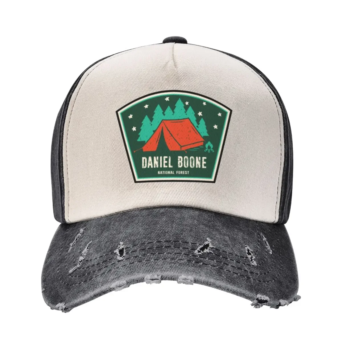 Daniel Boone National Forest Camping Baseball Cap Luxury Man Hat Hat Luxury Brand hard hat Women's Golf Clothing Men's