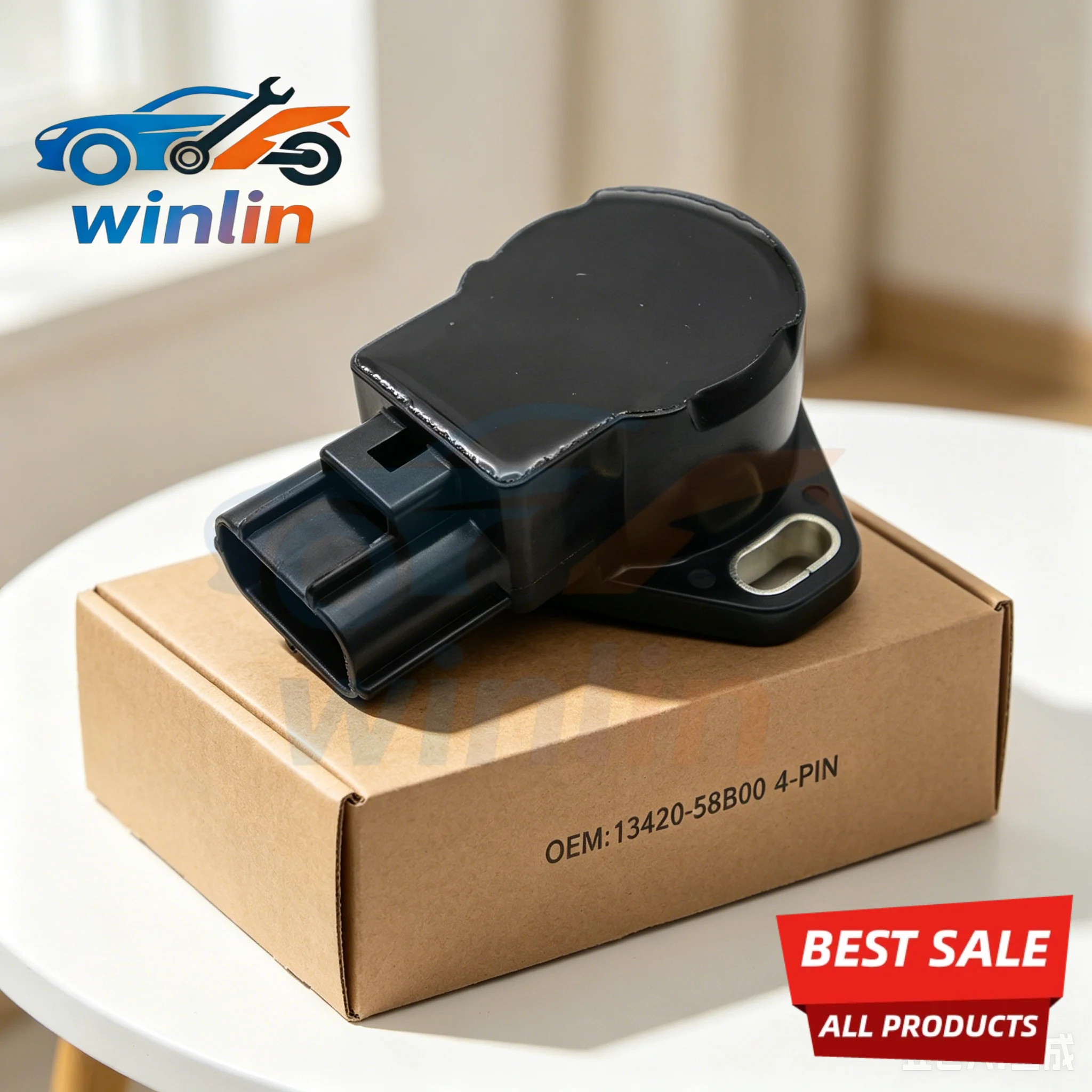 13420-58B00 Accelerator Throttle Position Sensor TPS for Suzuki Sidekick 1992-1998 Geo Tracker 1.6L 1989-1998 - view 2