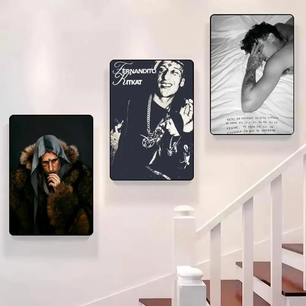 

Cool Rapper Y-Yung Beef Poster Sticky Wall Waterproof Home Living Room Bedroom Bar Aesthetic Decoration Perfect Gift