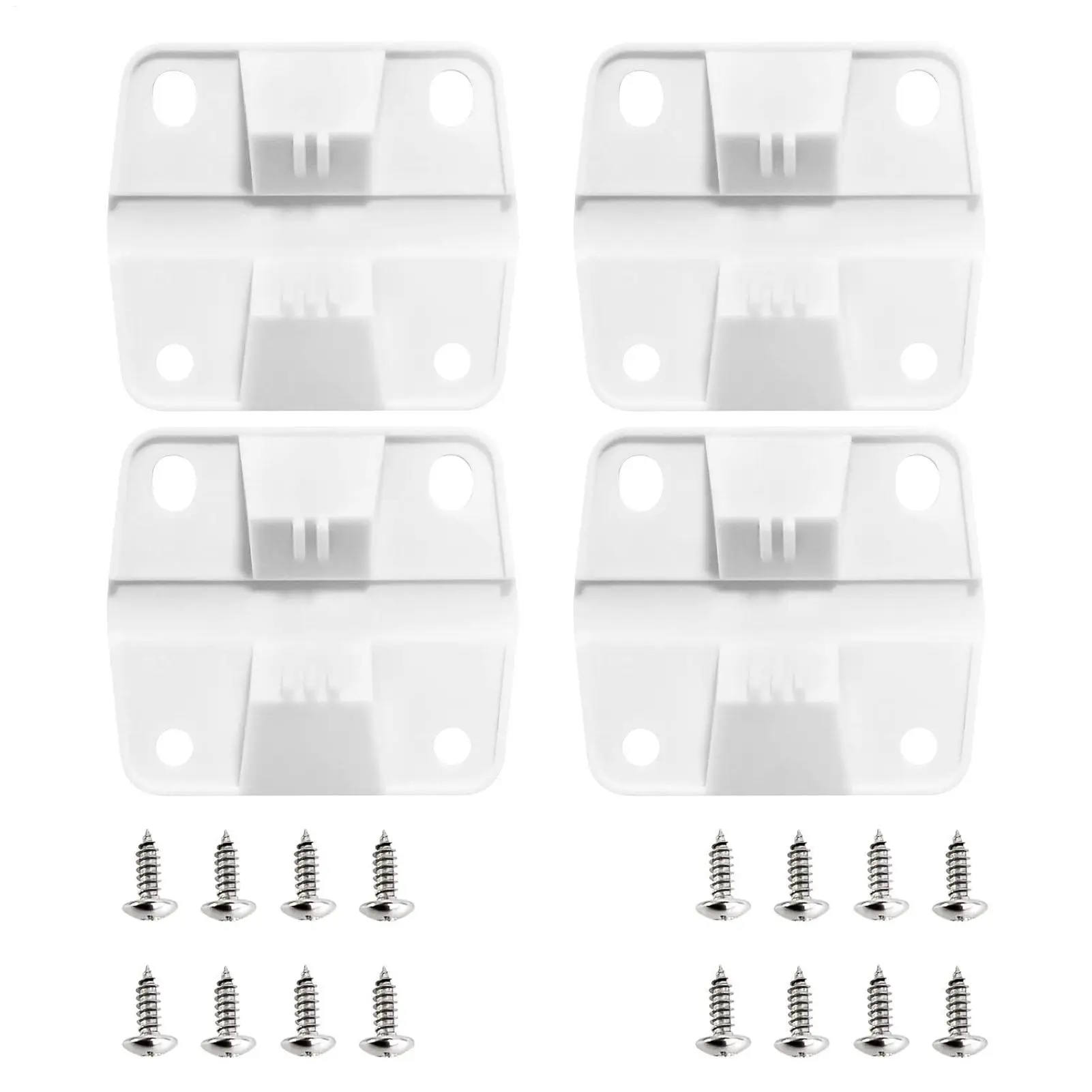 Cooler Hinges Replacement Heavy-Duty Latch Plug Accessories Freezer Hinge Replacement with Screws Heavy Duty Latch Plug