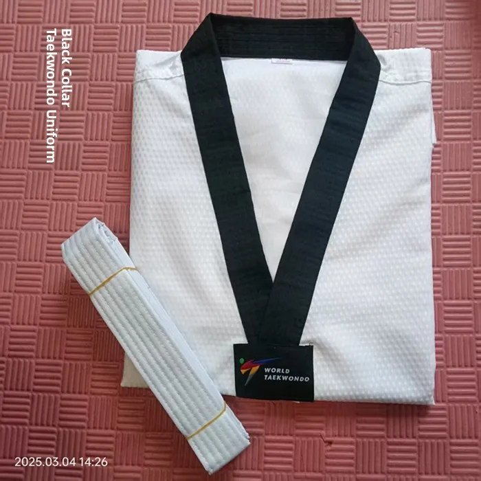 XLUDO Lightweight Breathable Taekwondo Uniform Competition Training Clothing for Children And Adults Men Women Martial Arts G...