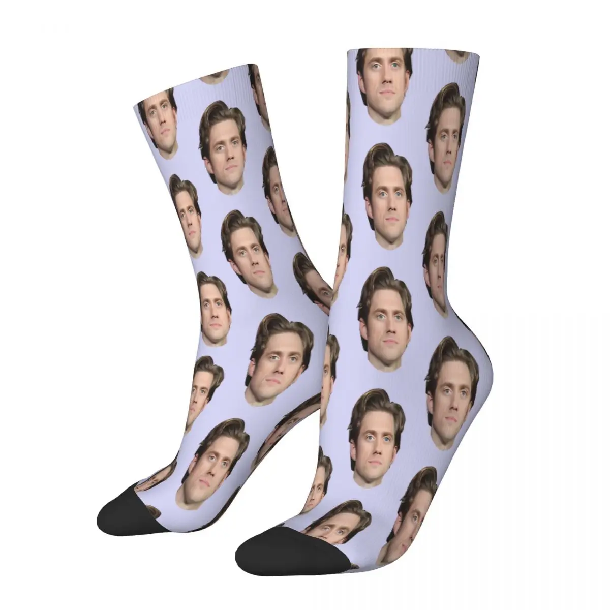 

Aaron Tveit Socks Male Mens Women Autumn Stockings Printed