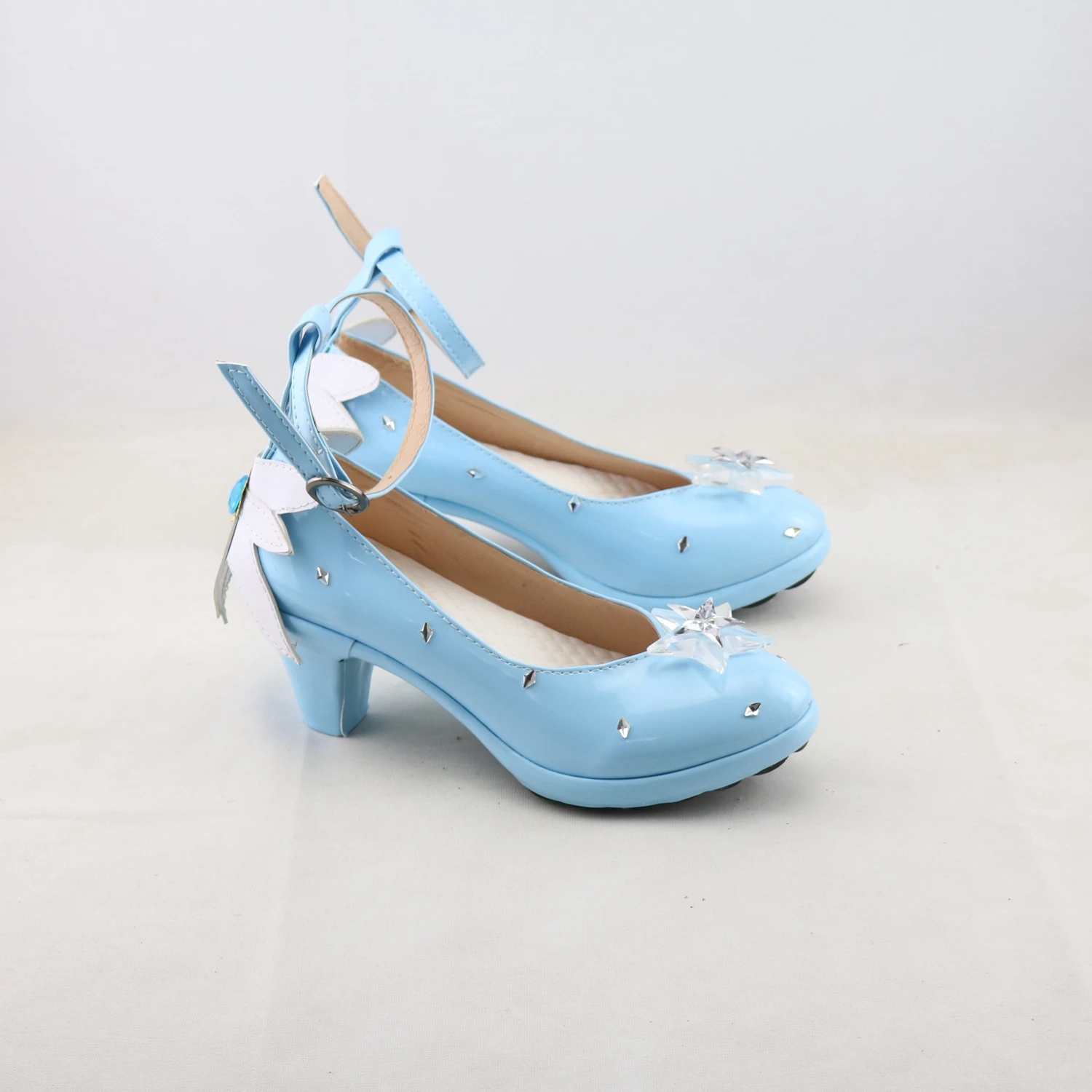Ice and Snow Hatsune Miku Princess Cosplay Shoes Women Man Hatsune Miku Cos Anime Performance Shoes