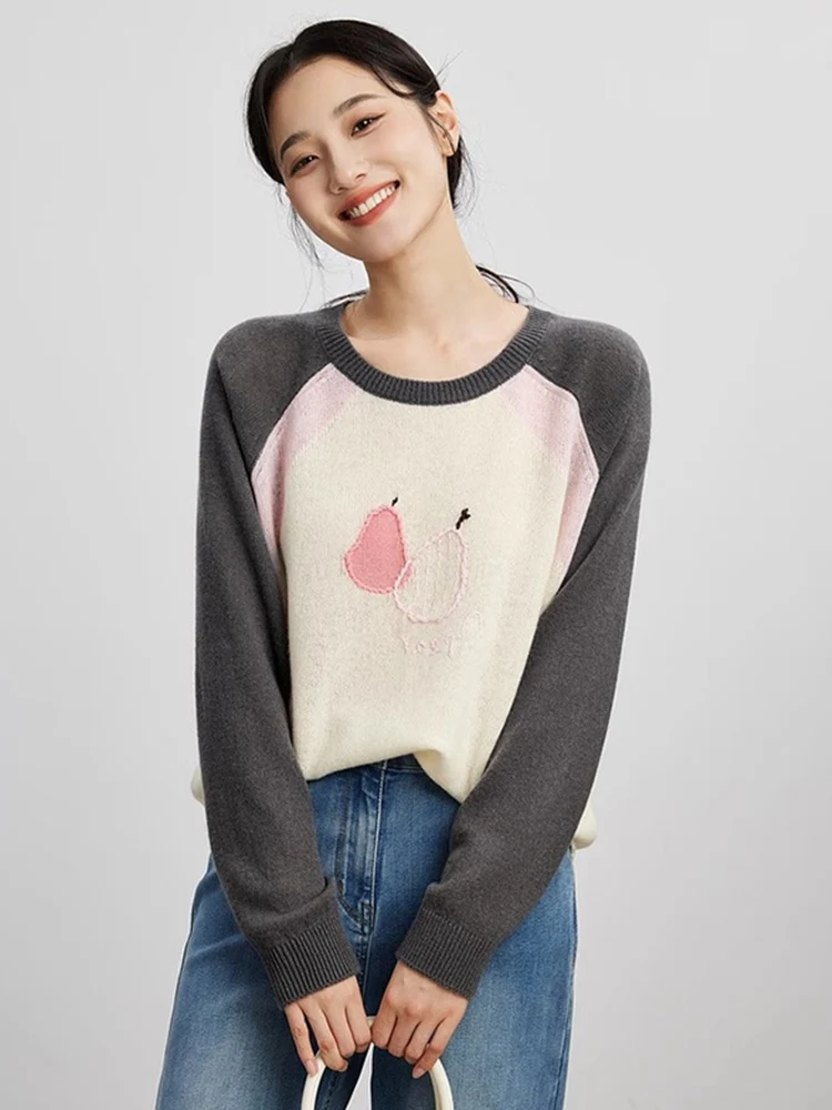 مريحة لينة oulder الصوف محبوك سترة المرأة Faion أوائل الخريف التخسيس العلوي اللون Blo أعلى Quali تريكو #5