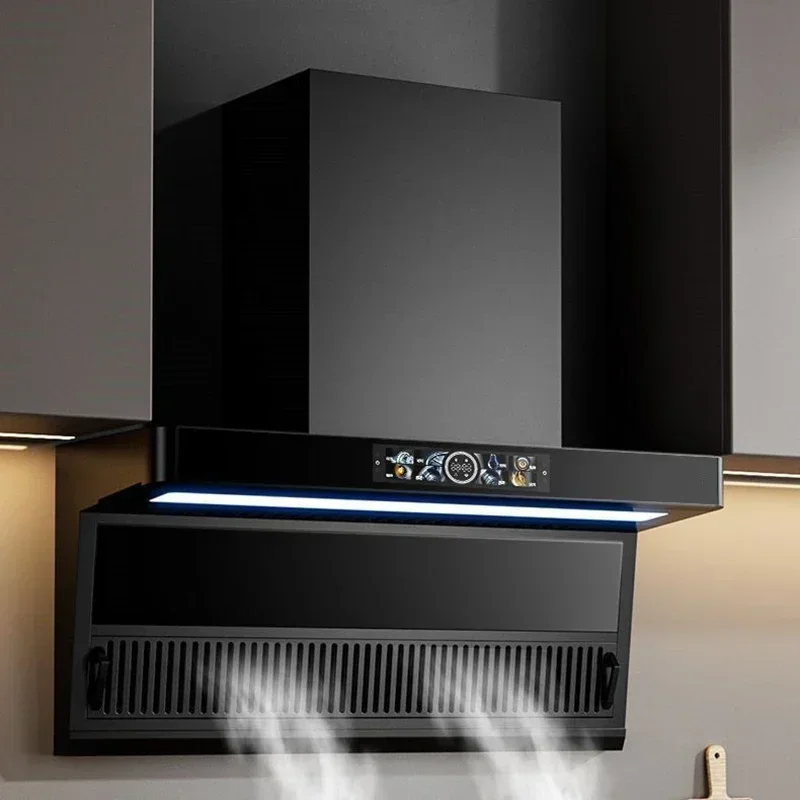 

Range hood household range hood kitchen large suction range hood