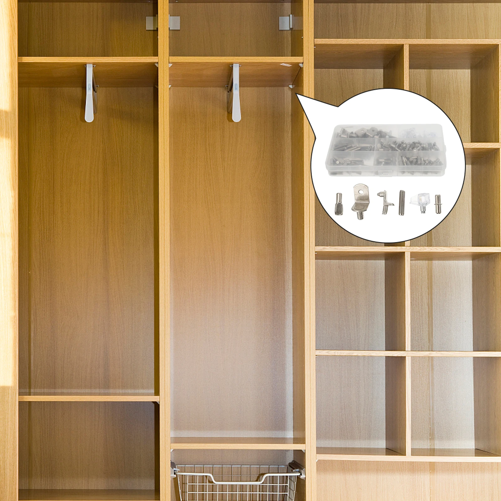 

Shelf Support Pegs Premium Wooden Board Shelf Sturdy Closet Rod Brackets for Cabinets Bookcases Glass Wood Shelves Storage
