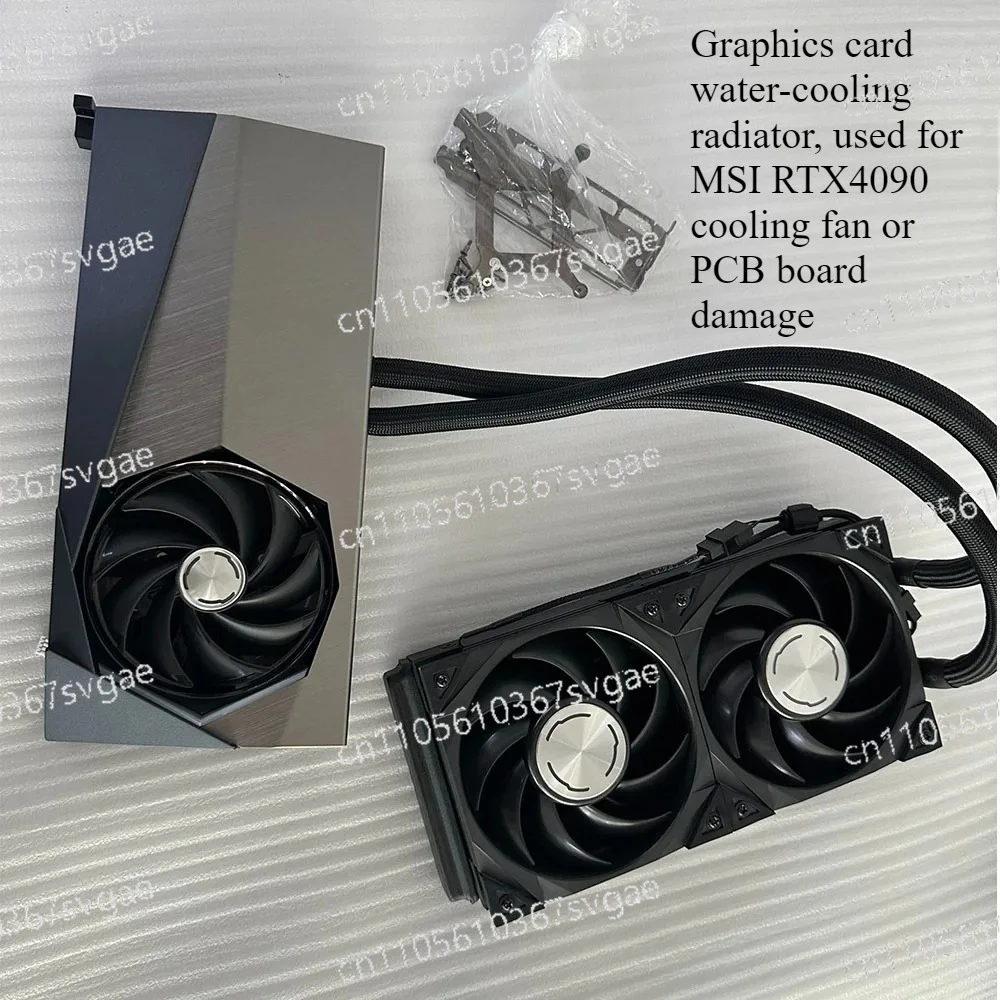 GPU Water Cooling Block Replacement Cooler for MSI RTX 4090, Repair for Broken Cooling Fan or Damaged PCB