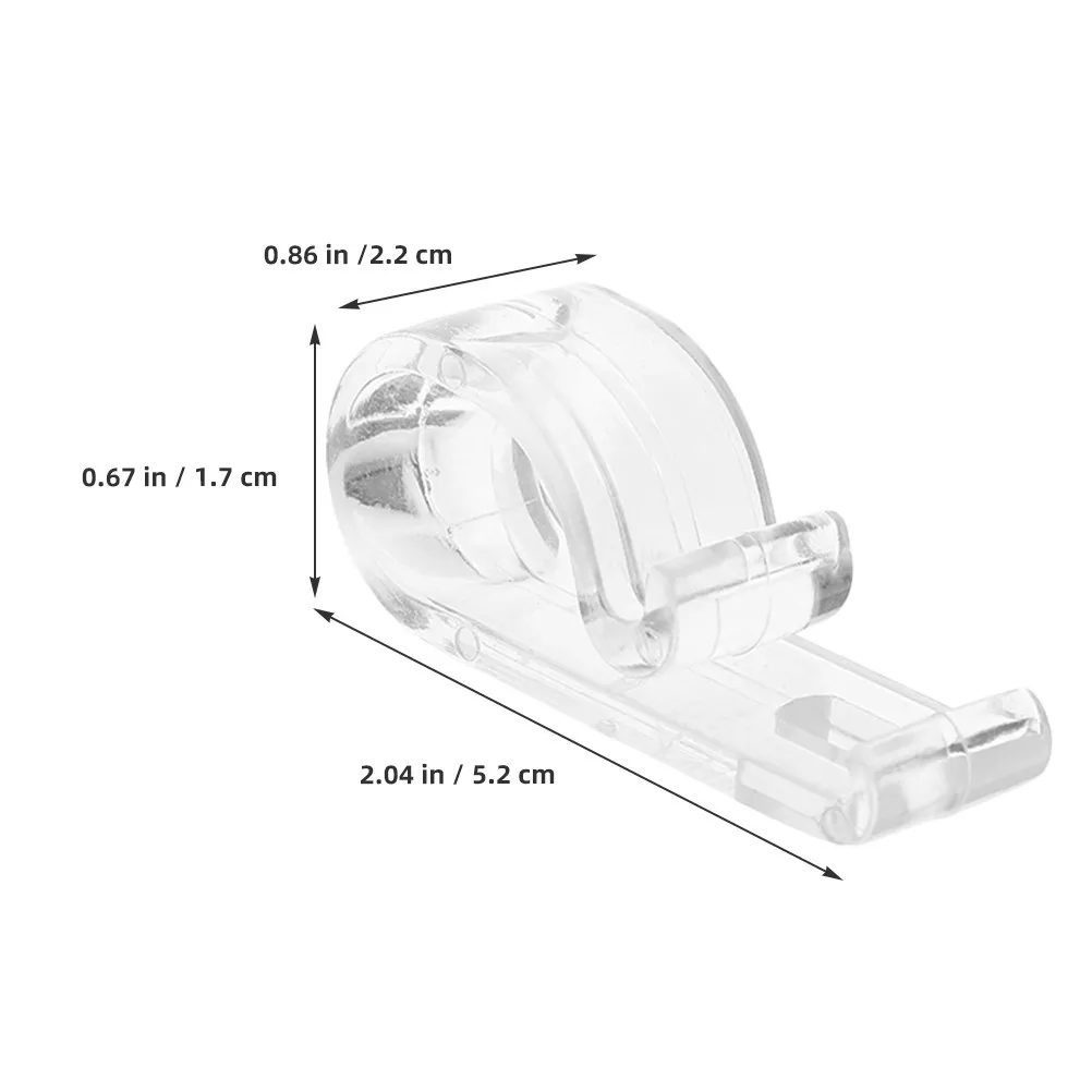 10Pcs Curtain Positioning Hooks Roller Blind Clips for Chain Cord Holder Sturdy Clear Plastic Blinds Safety Clips Window - view 3