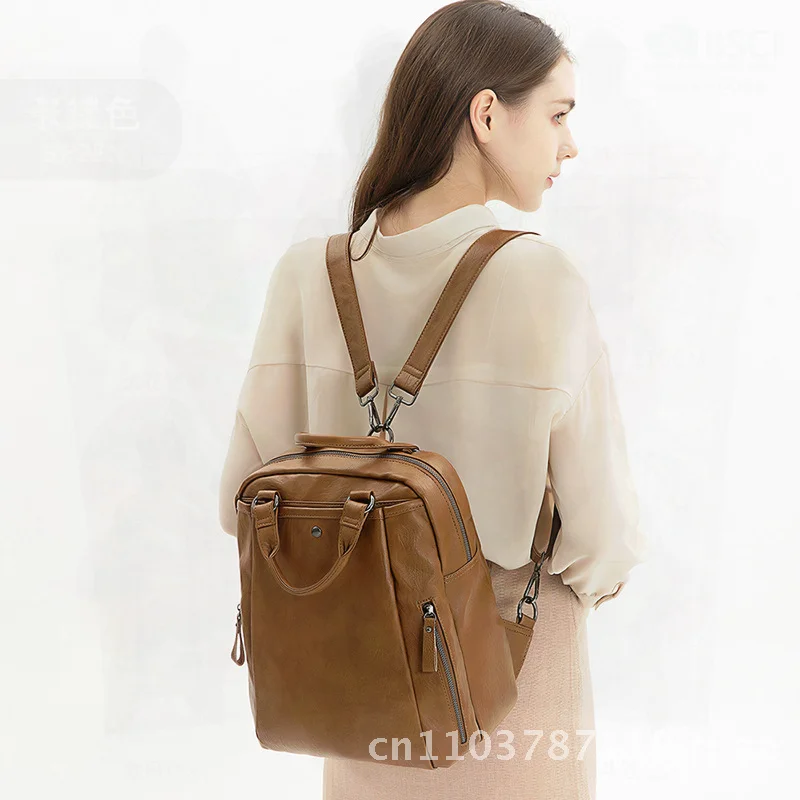 

Summer Tablet Bag for Girls 2025 Multi-Functional Large Capacity Business Women's Handbag PU Leather Ultra-Light Anti-Theft