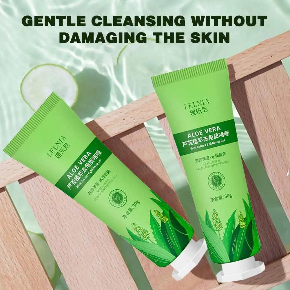 

Facial Exfoliating Gel, Non-Scrub zachte exfoliant voor gezicht & lichaam dode huid peeling & reiniging, onthullen gloeiende