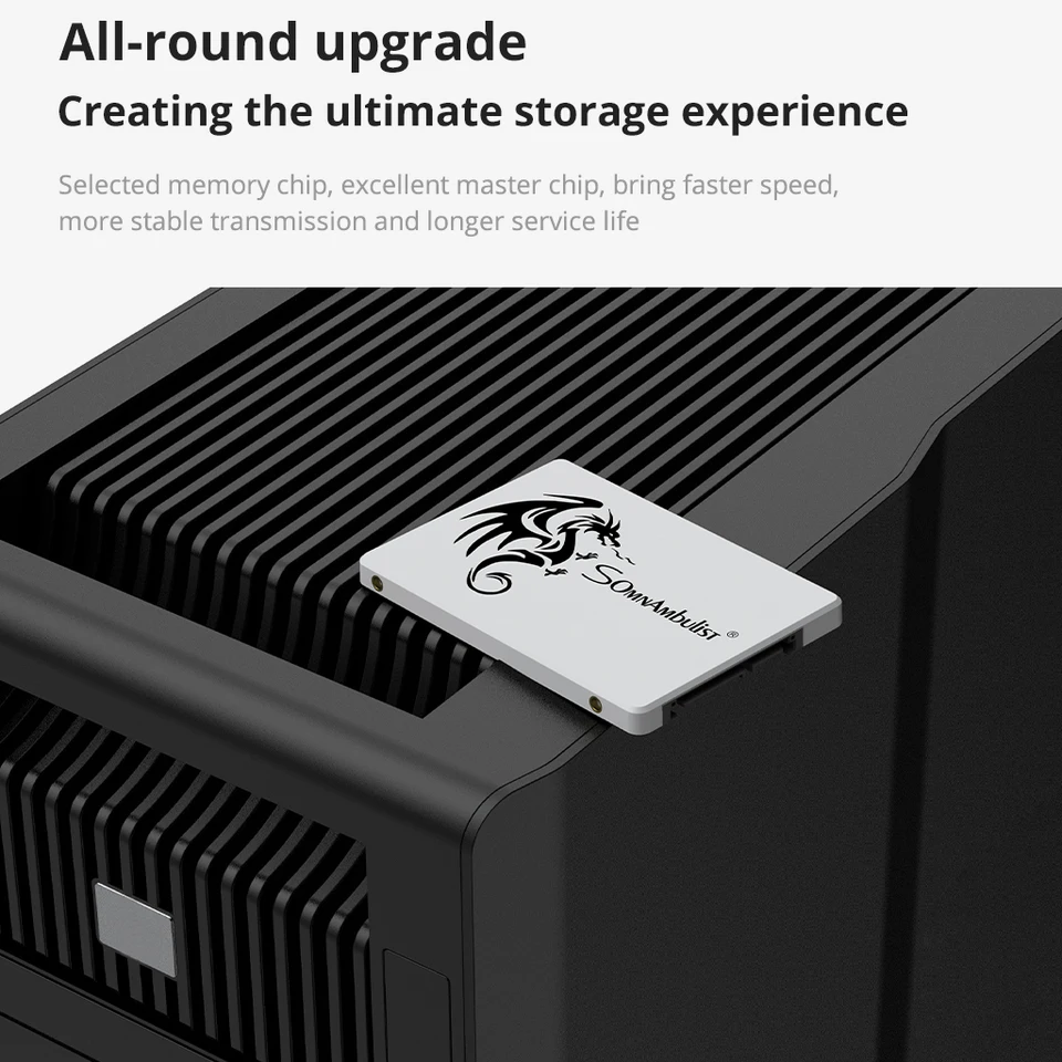 SomnAmbulist SSD 2.5 64GB 128GB 256GB 512GB 1TB for Laptop Desktop