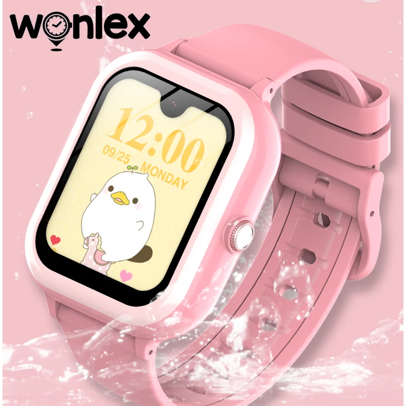 Wonlex KT31 Children\'s Smart Watch 4G Video Call SOS GPS +WIFI+LBS location 1.78 inch AMOLED HD screen Kids SmartWatch Whatsapp