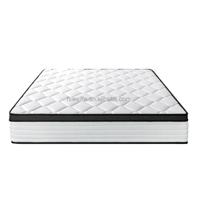 

Luxury 3 place comfortable mattress memory foam pocket spring hotel bed mattress roll up in a box