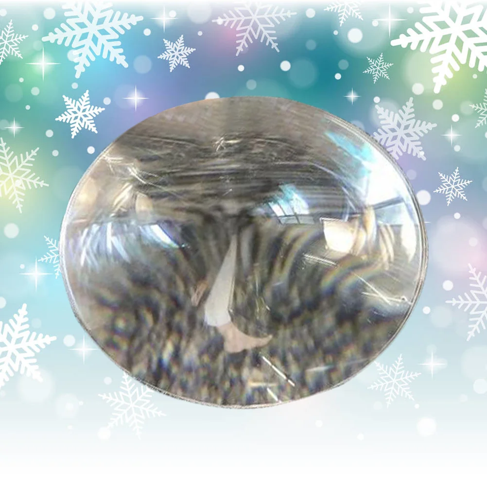 

1Pcs Acrylic Mirror Wafer 14cm Transparent Pendant Hanging Wedding Decoration Romantic Mirror Wedding Hanging Garland