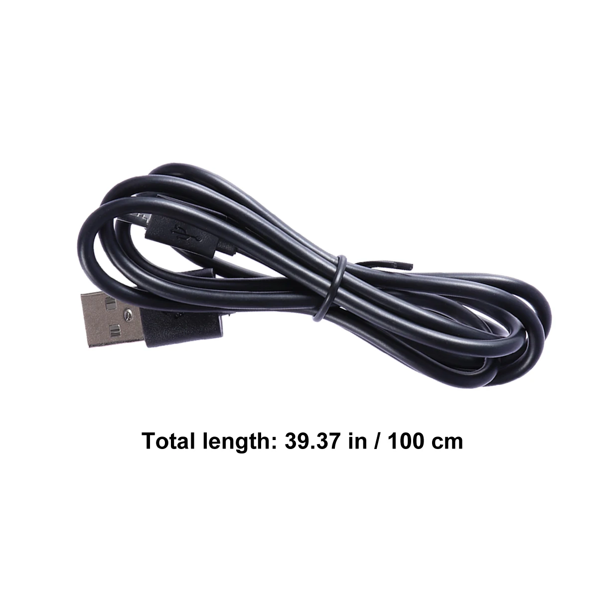 

Micro USB Cable 100cm Cellphone Fast Charge Small Size Black Replacement Tablets PDAs Notebooks Charging