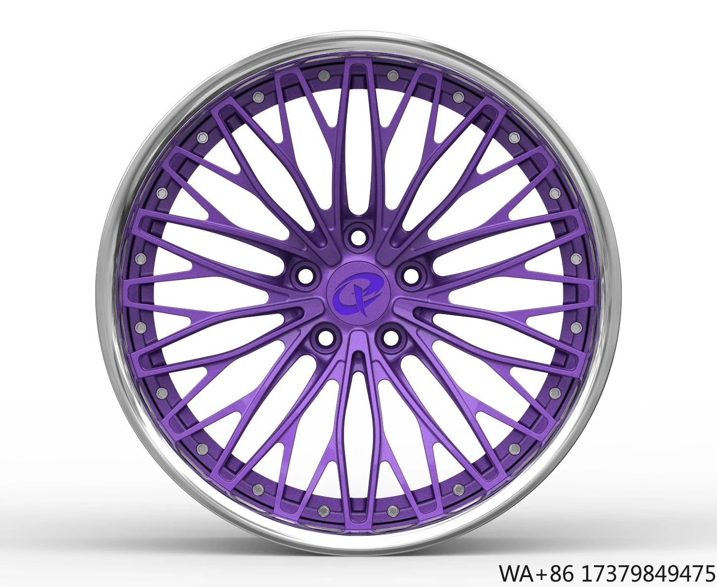 

PQ Custom Alloy Forged Wheels 2-Pieces Multi Spoke Custom Forged Rims Passenger Car Wheels for Ferrari, Porsche, Bugatti