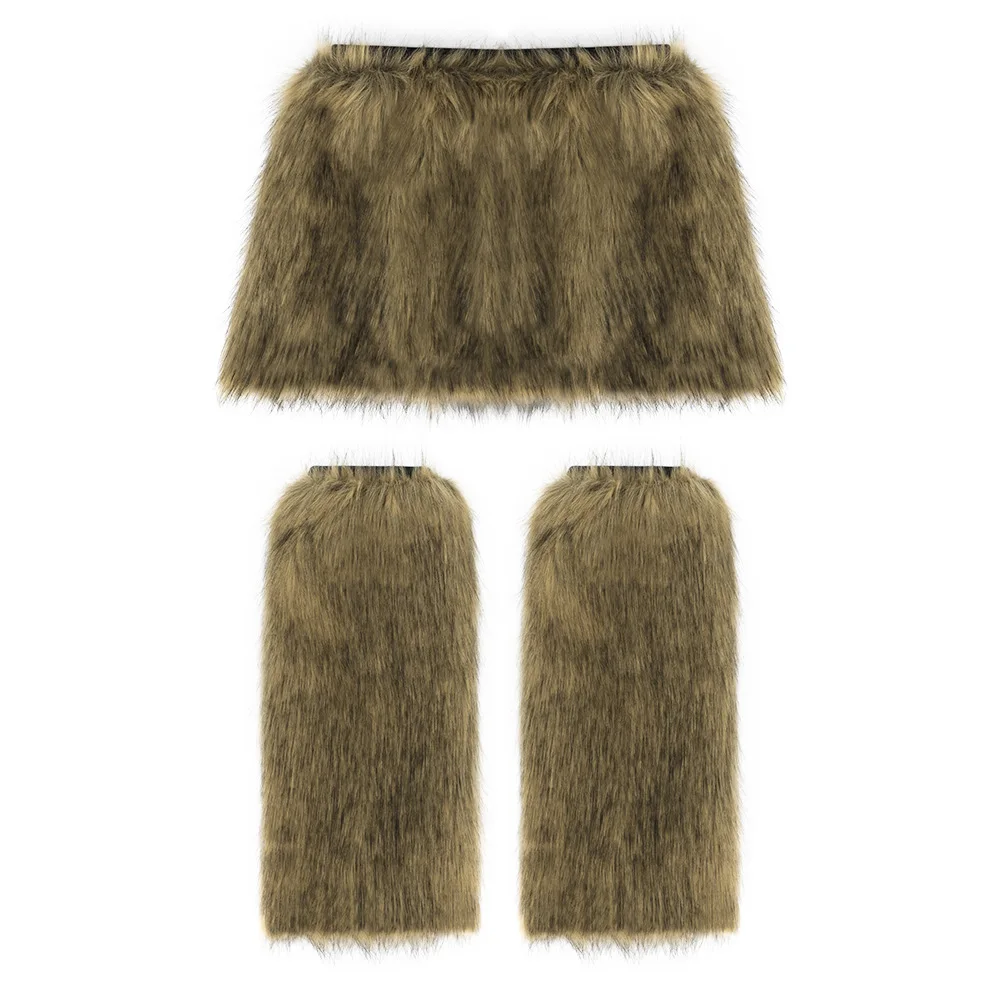 Plüsch Nette Cosplay Bein Abdeckung Zubehör Mode Einfachen Rock Halloween Party Dress Up Requisiten Zubehör