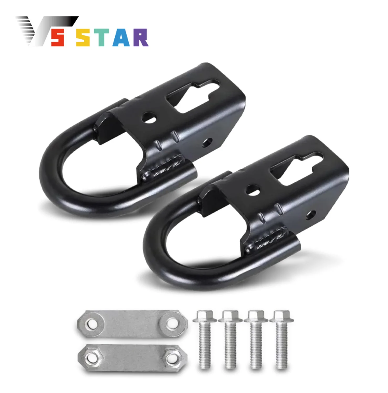 

FL3Z17N808A FL3Z-17N808-A 1 пара левых и правых передних фаркоп для грузовиков Ford F-150 2004-2024 гг., модели 4x4, черный TH-1032