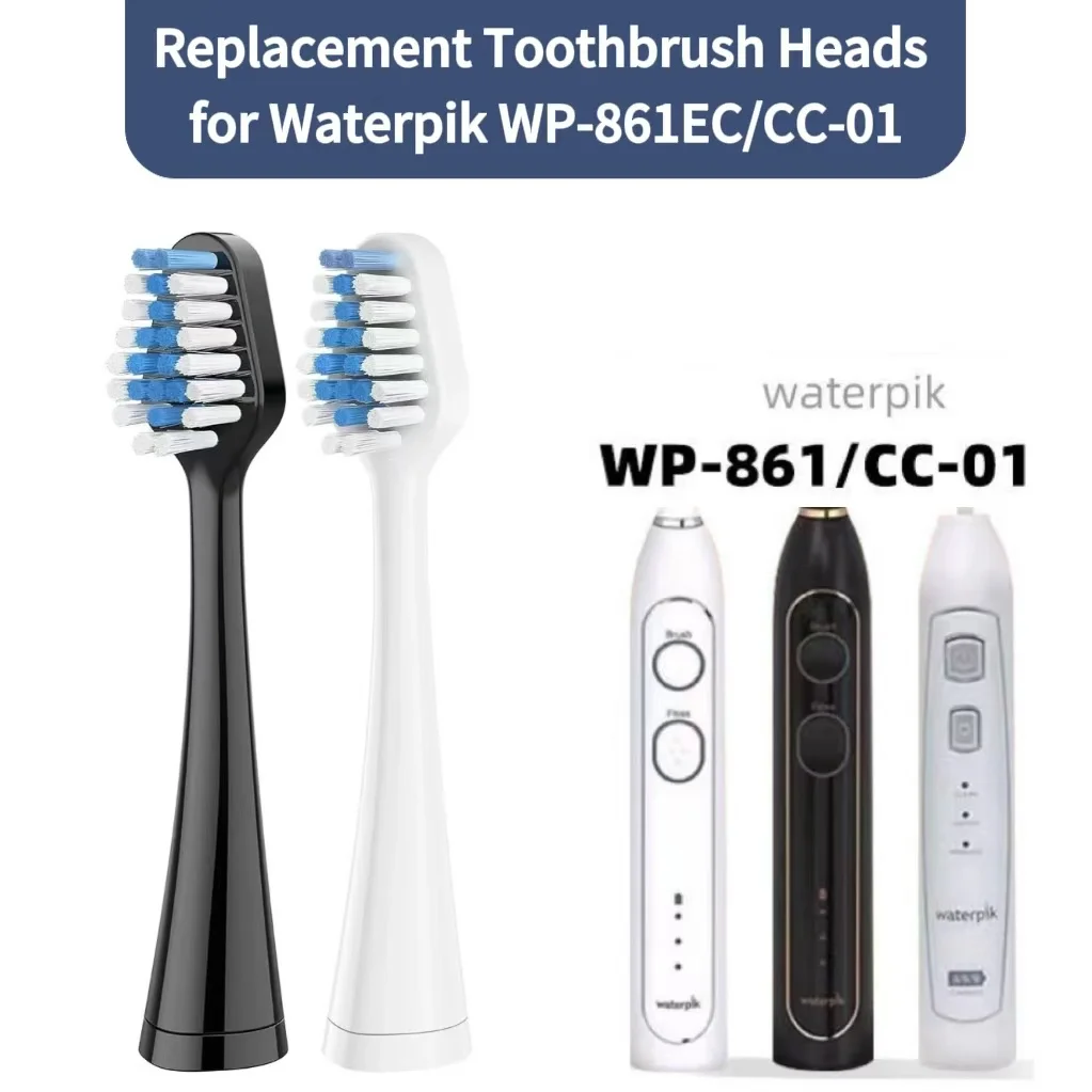 Replacement Toothbrush Heads for Waterpik WP-862/WP-861EC/CC-01/Complete Care 9.0/5.0 Electric Toothbrush Heads Bristle Nozzles