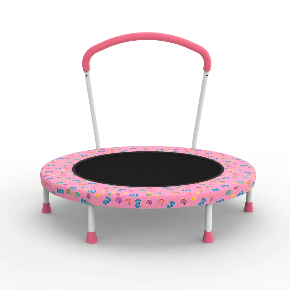 36 - inch Mini Trampoline for Kids Aged 1 - 6, Indoor & Outdoor Use, with Handle, Fun for Kids