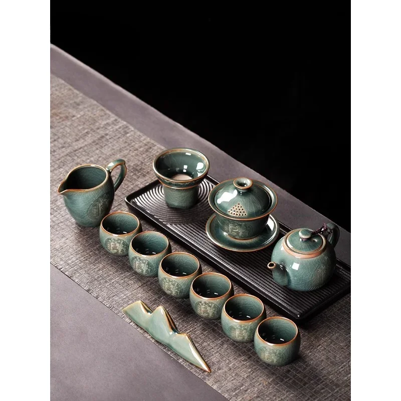 

for Jingdezhen Kung Fu Tea Set Suit Household
