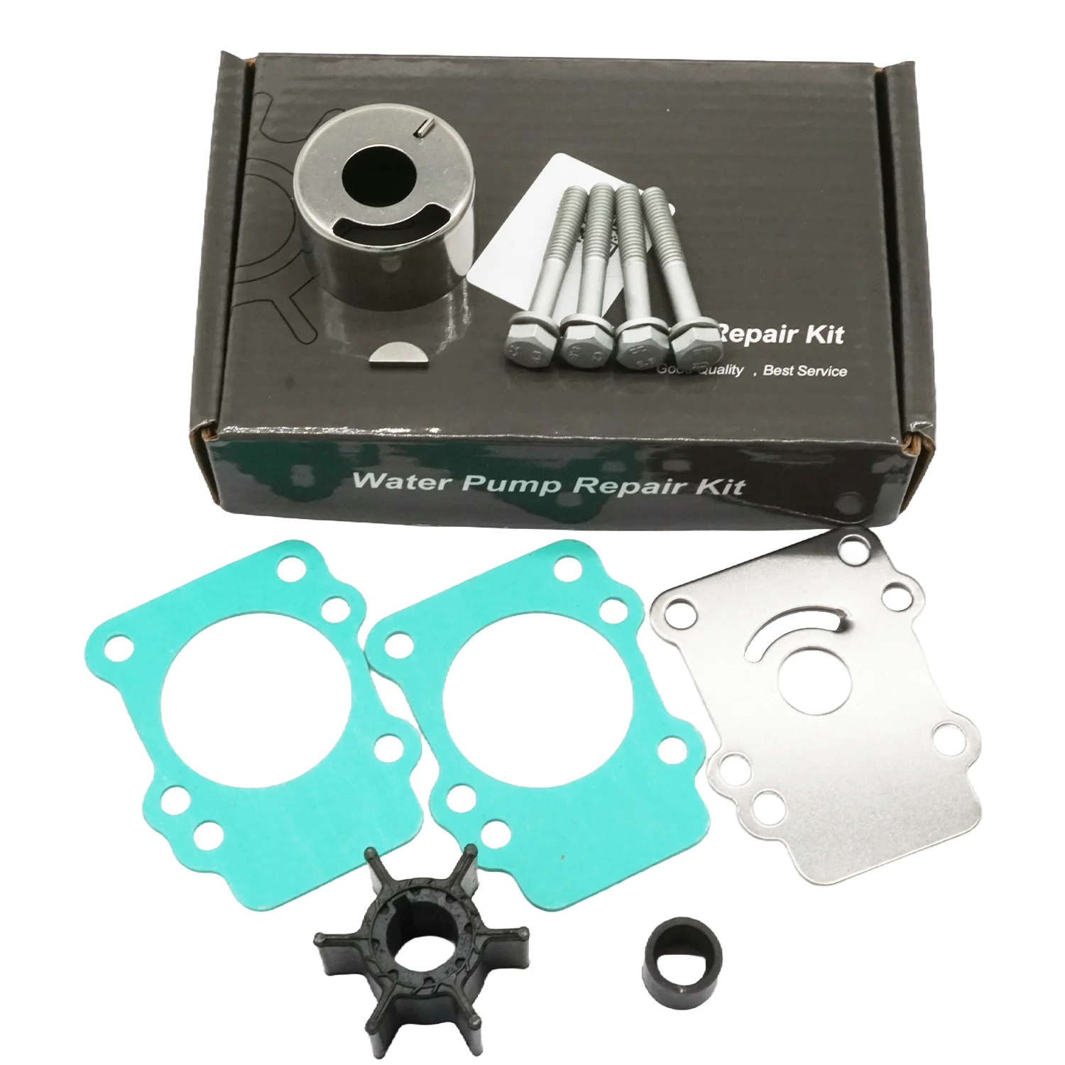 

Water Pump Impeller Repair Service Kit for Yamaha Marine 4 Stroke 9.9HP F9.9 T9.9 FT9.9 2 Stroke 9.9HP 15HP Outboard Engines