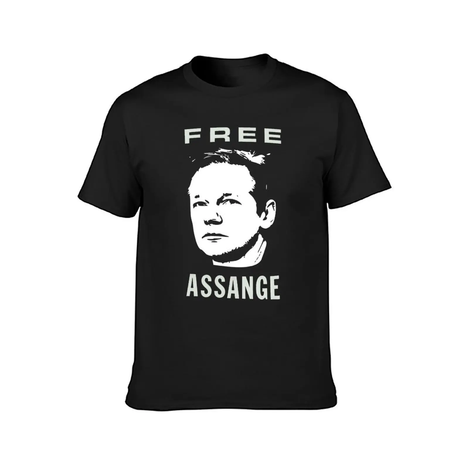 Free Julian Assange T-Shirt vintage clothes sublime cute clothes quick-drying designer t shirt men