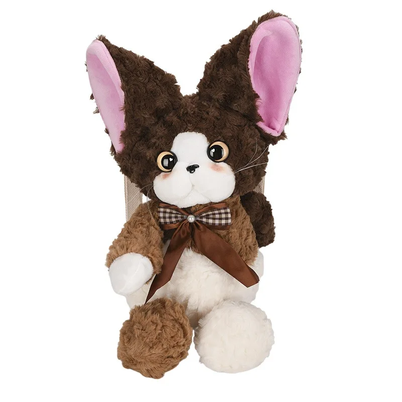 ตุ๊กตาแมวการ์ตูนขนนุ่ม ของเล่นใหม่ น่ารัก แมวเดวอนขนหยิก กระเป๋าเป้สะพายหลังตุ๊กตาแมวสุดสร้างสรรค์ กระเป๋าสะพายไหล่ตุ๊กตาแมว ของขวัญวันเกิดสำหรับเด็กผู้หญิง