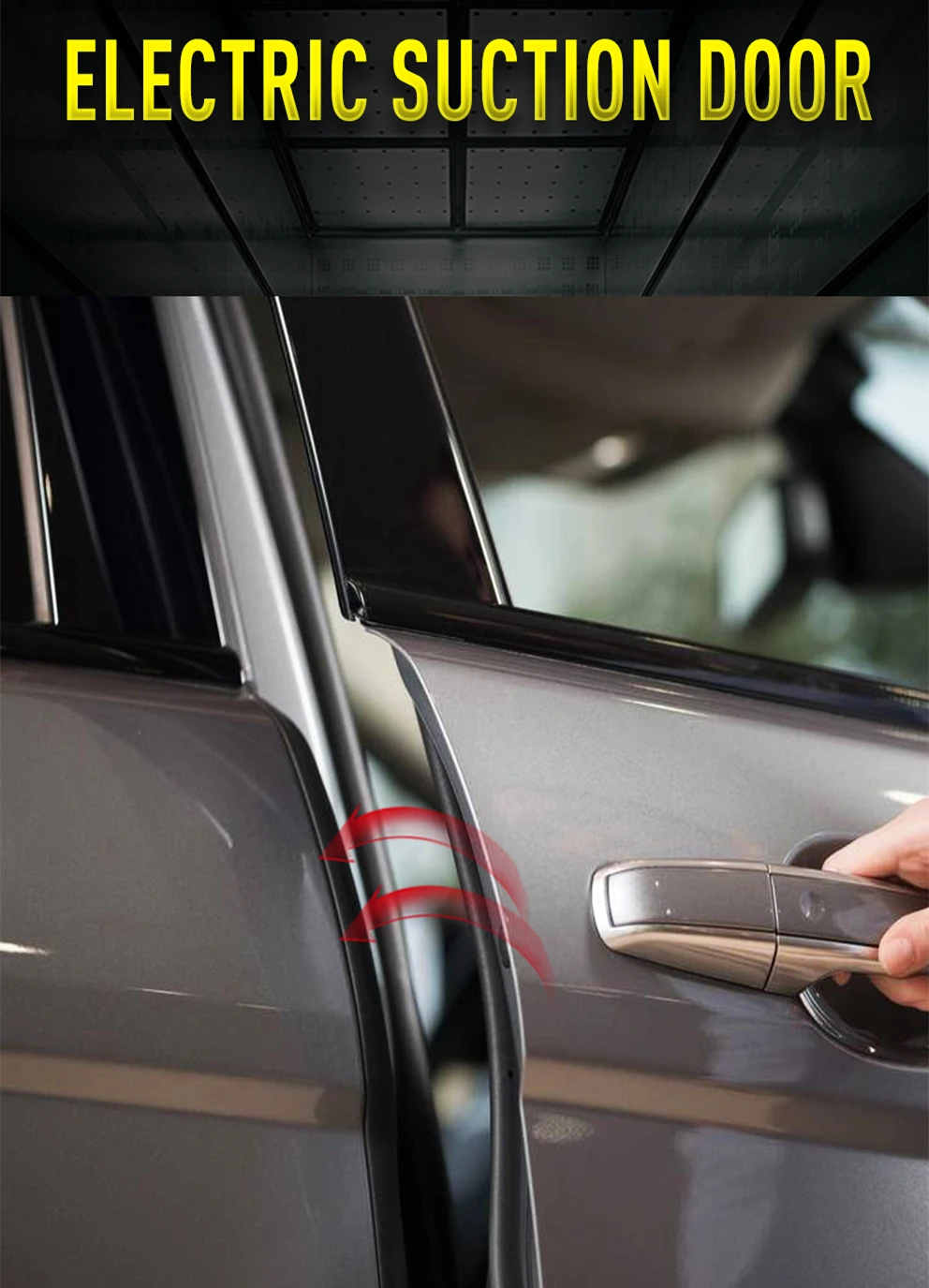 Popular Hot sell car accessories refitted kit soft-closing lock automatic suction door closing lock for BYD