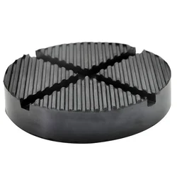 New Car Lift Jack Stand Pads Black Rubber Slotted Floor Pad Frame Rail Adapte Auto SUV Van Pickup Rubbers