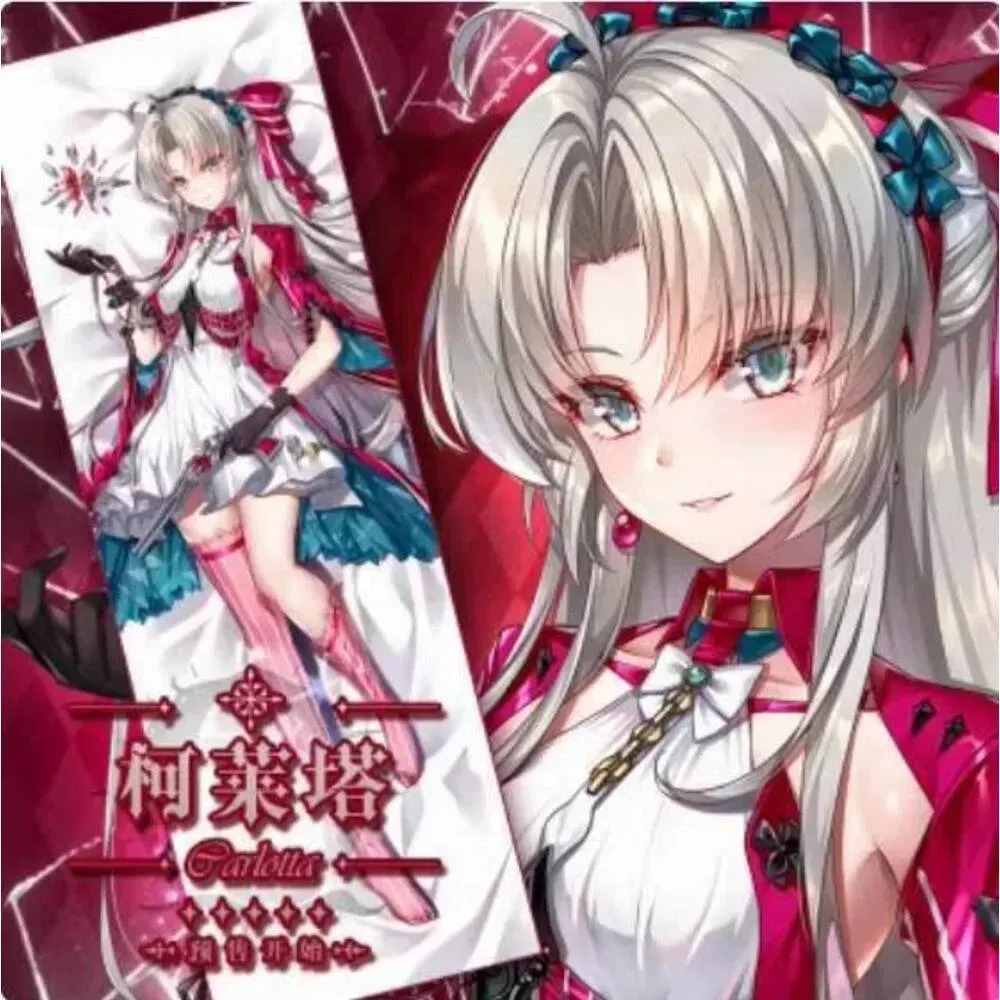 

Чехол для подушки в стиле аниме, японский отаку, чехол для подушки Wuthering Waves CARLOTTA, сексуальная 2WAY Dakimakura Hing, наволочка для тела