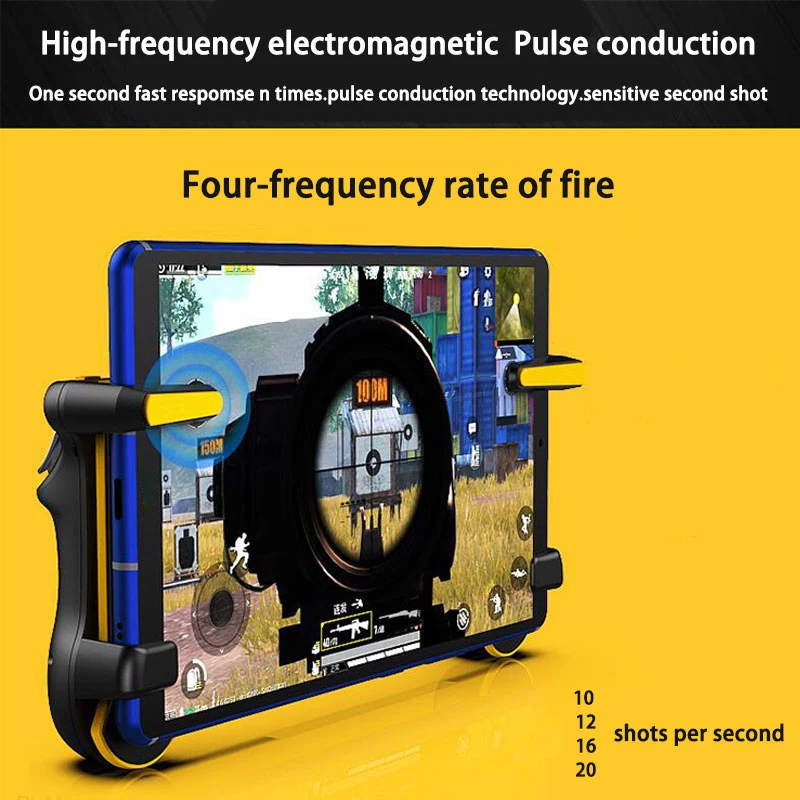 Trigger Game Controller Capaciteit L1r1 Vuur Doel Knop Gamepad Joystick Voor Ipad Tablet Fps Spel Voor Pubg