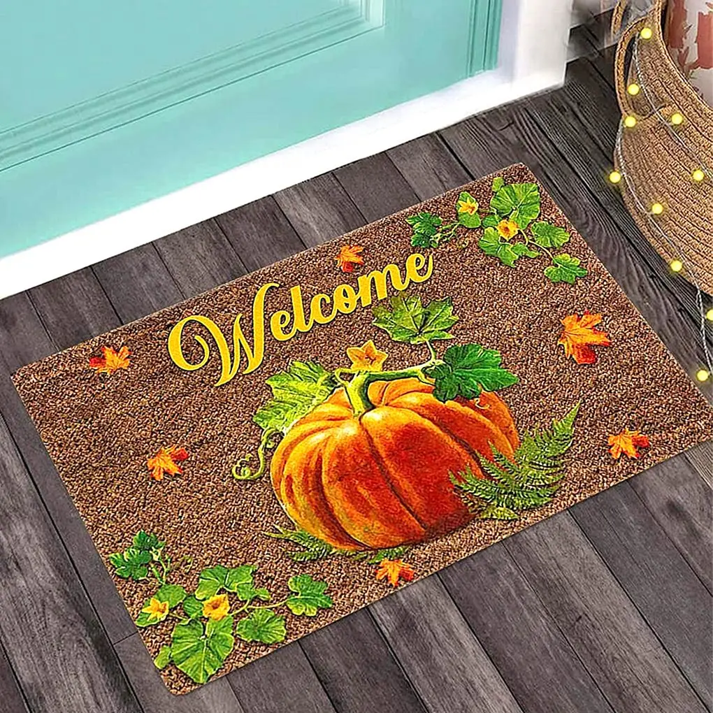 Door Mat Halloween Party Decor Anti-slip Bathroom Rug Kitchen Bedroom Living Room Entrance Hallway Welcome Carpet