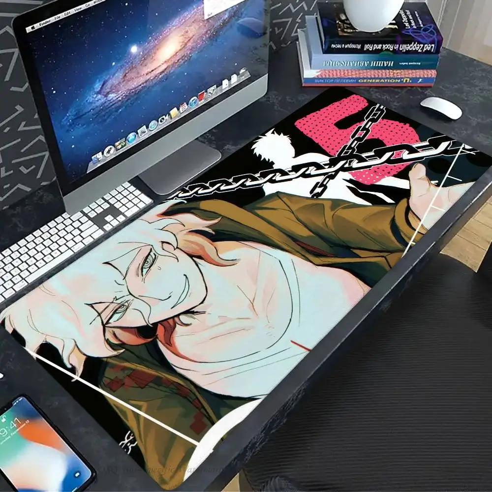 Nagito Komaeda Anime D-Danganronpa Mousepad Non-slip Suitable For Office Computers Laptops E-sports Game Desk Mats XXL Keyboard