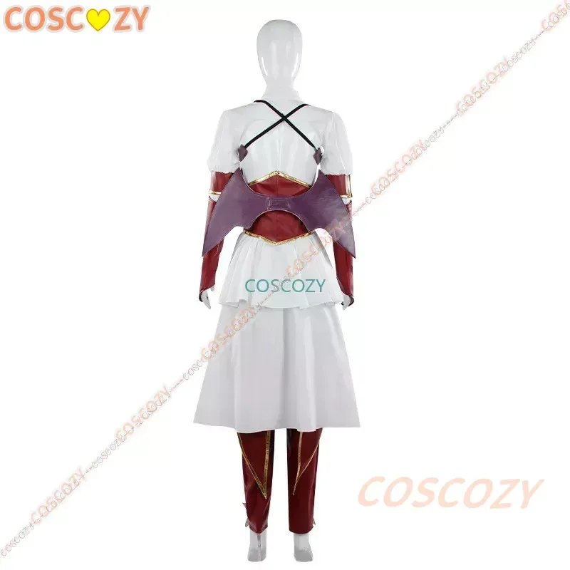 QQ34New Anime 나는 마법 소녀를 칭찬합니다 Hiiragi Utena 코스프레 의상 배틀 드레스 혼 헤드웨어 가발 세트