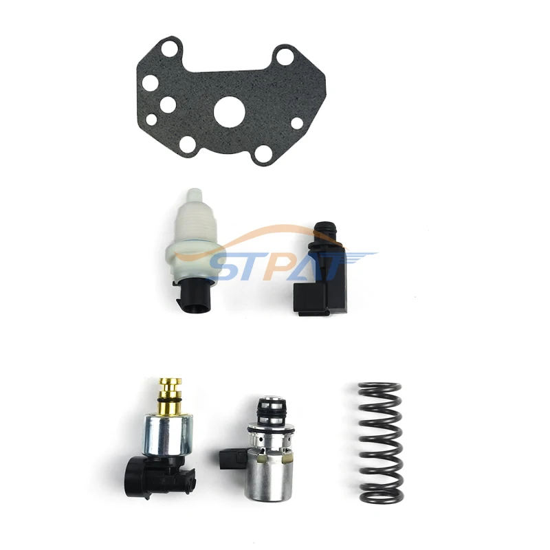 STPAT A518 46RE 48RE Transmission Filter Kit W/ Solenoid Set 2000-UP For Dodge Jeep