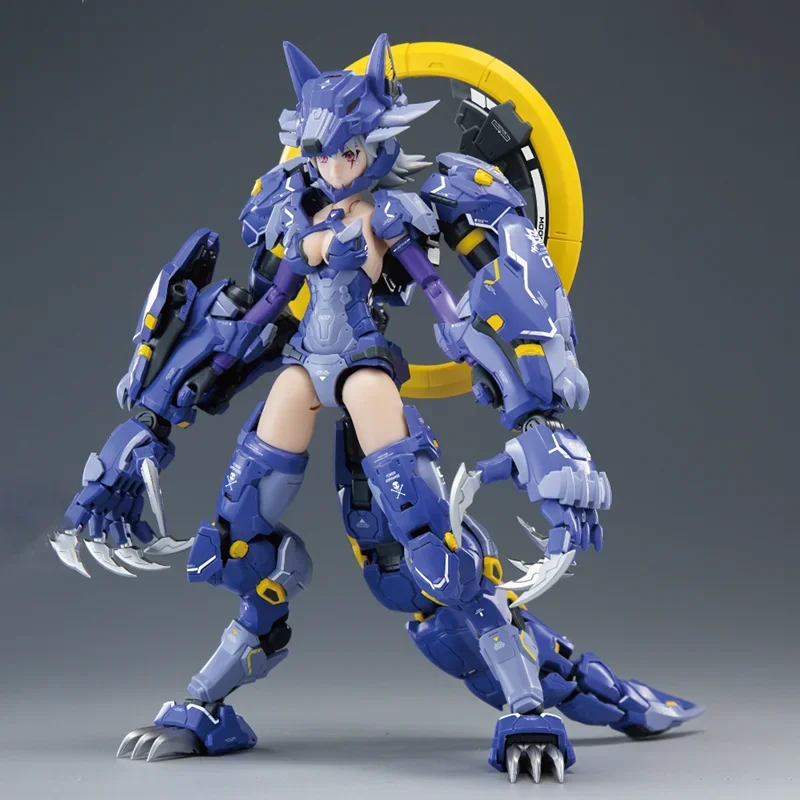 

E-model ATKGIRL Fenrir Anime Suit Girl Action Figure Werewolf Assembly Model Kit Toys Desk Statue Collection Model Birthday Gift