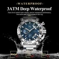 POEDAGAR Luxury Watch For Men Calendar Luminous Waterproof Man Clock Male Chronograph Stainless Steel Men's Quartz Watches Reloj 3
