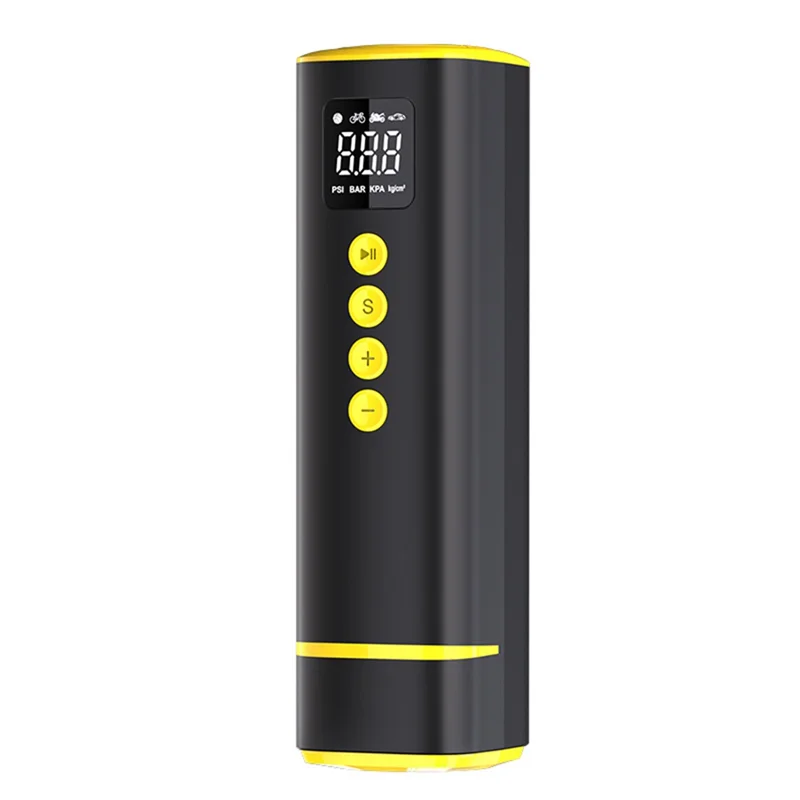 

Top!-Mini For Car Tire Air Pump Portable Wired Air Compressor Inflator With Extended Cord For Bicycle And Motorcycle Power