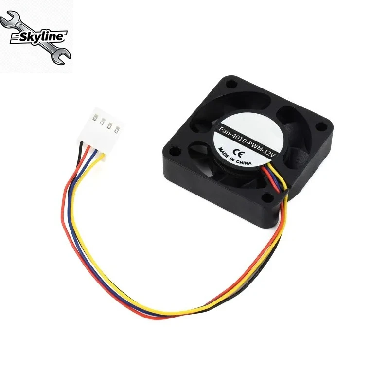 Fan-4010-PWM-12V,Dedicated Cooling Fan for Compute Module 4 IO Board, PWM Speed Adjustment