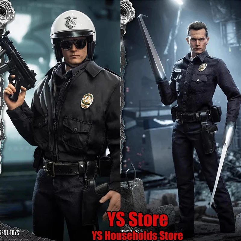 

PRESENT TOYS PT-sp62 1/6 Robot Police T1000 Villain Movable Action Figure Movie Role Simulation 12" Full Set Soldier Model