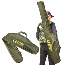 Portable 2-Layer Fishing Rod Case: Fold, Protect, And Transport Your Rods With Ease!