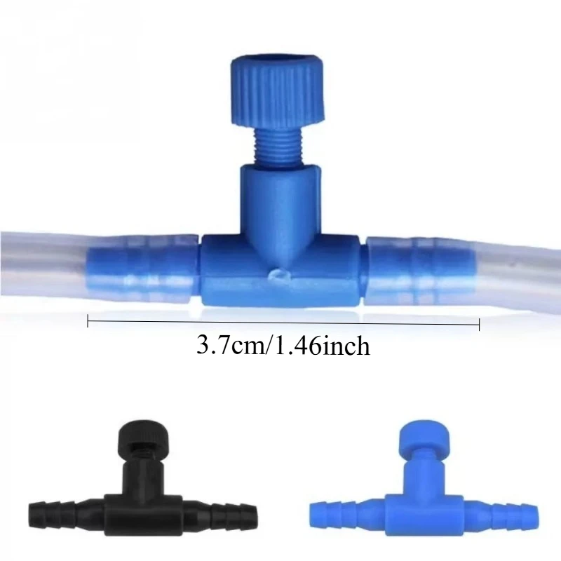Aquarium Oxygen Pump Air Regulating Valve Straight-Through Air Flow Connection Turning Interface Regulator Fish Tank Supplies