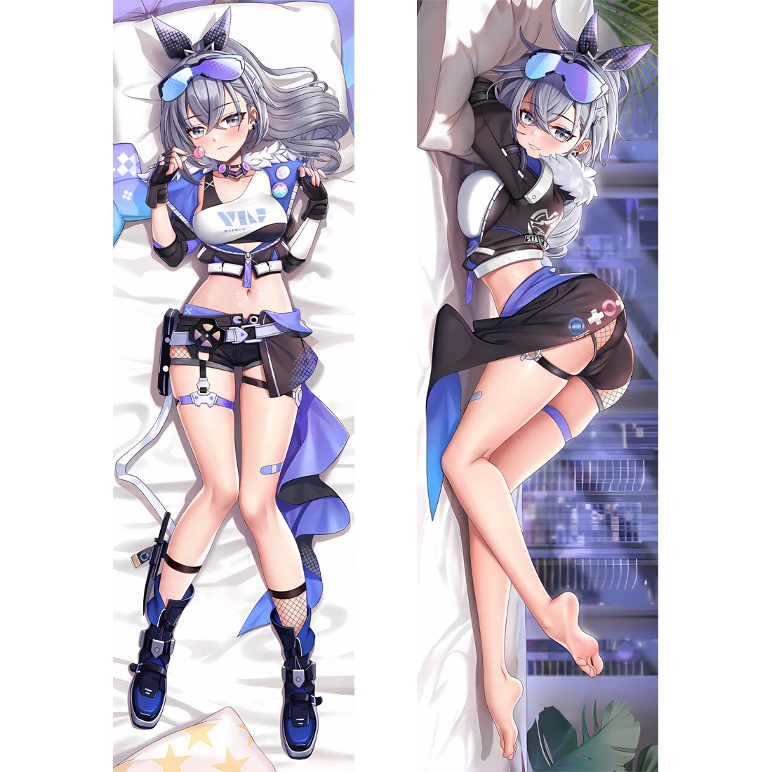 

Anime Otaku Pillowcase Cushion Cover Honkai: Star Rail Silver Wolf Dakimakura Hugging Body Pillow Case Cosplay