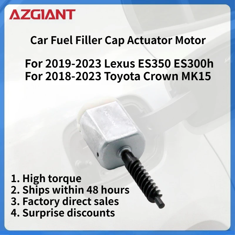 

For Lexus ES350 ES300h 2019-2023/Toyota Crown MK15 2018-2023 Car Fuel Filler Flap Open Lock Release Actuator Motor New Parts OEM